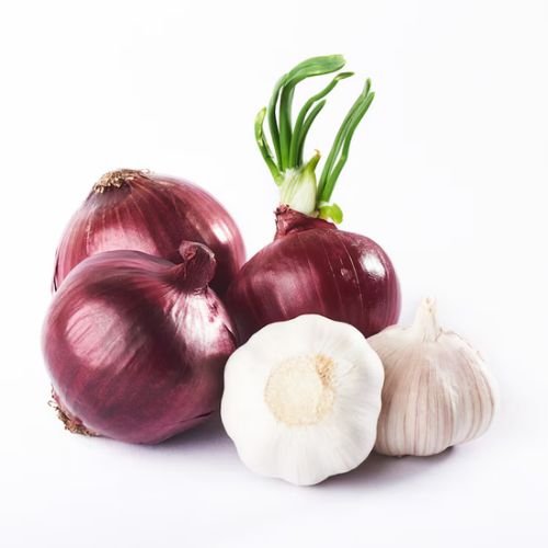 Fresh Red Onion & Garlic